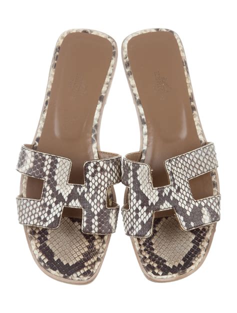 hermes sandal with strap|hermes snakeskin sandals.